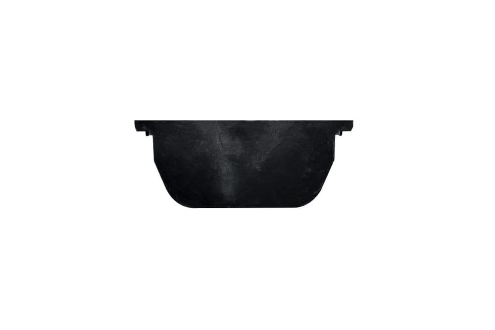 Polyflow Low Flow Channel Drain End Cap 50mm Black
