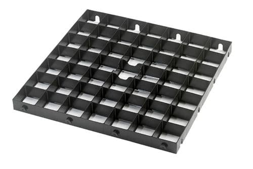 PolyGrid Paving Grid  481mm x 481mm x 40mm Black Plastic HDPE/PP Paving Grid