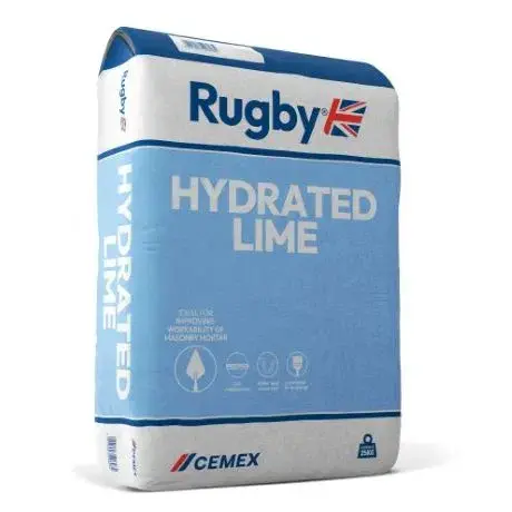 Rugby Hydrated Lime 25KG Paper Bag