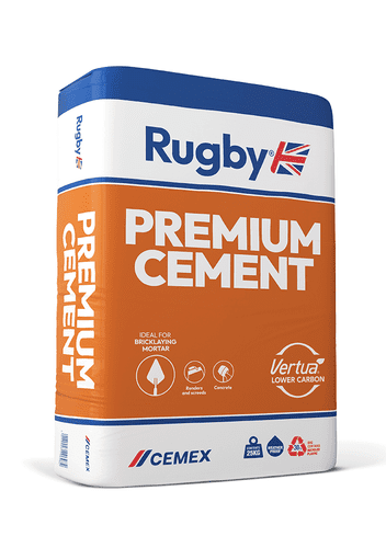 Rugby Premium Cement 25KG Plastic Bagged (CEM 2) (60)