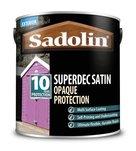 Sadolin Superdec Satin Opaque Wood Protection Walnut