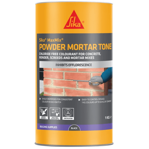 Sika MaxMix® Powder Mortar Tone Black 1 kg