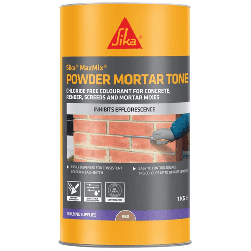 Sika MaxMix® Powder Mortar Tone Red 1kg