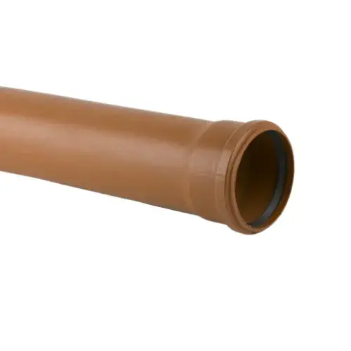 Single Socket Pipe - Underground 110mm