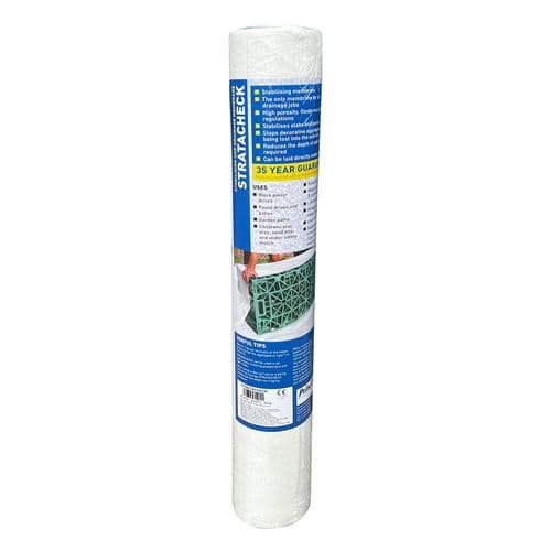 Stratacheck Stabilising & Filtration Geotextile 2mtr x 50mtr Roll (100m2)