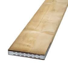 Timber Scaffold Board Untreated 38 x 225 x 3900mm Metal banded ends