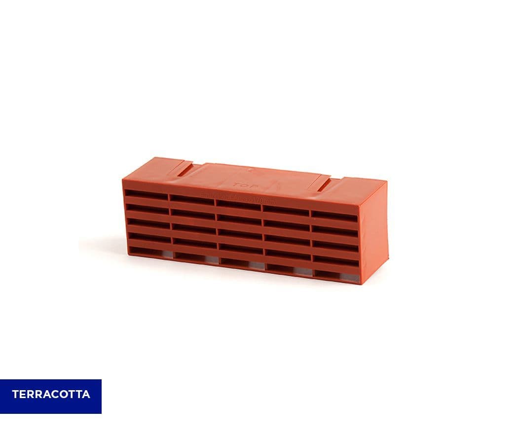Timloc Plastic Air Brick Terracotta 9 x3