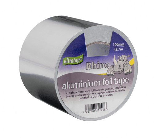 UltraTape Rhino Aluminium Foil Tape 100mm X 45.7m