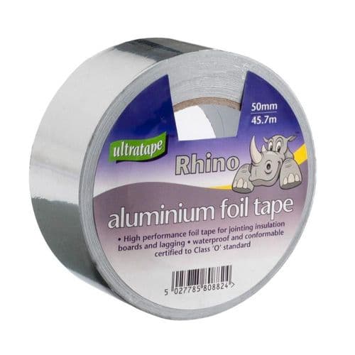 UltraTape Rhino Aluminium Foil Tape 50mm X 45.7m