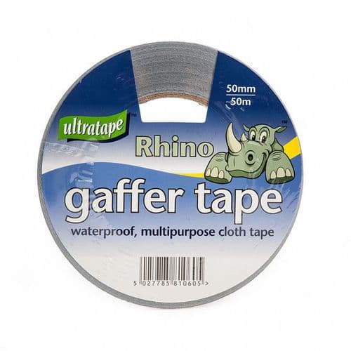Ultratape Rhino Gaffer Tape Silver 50mm X 50m