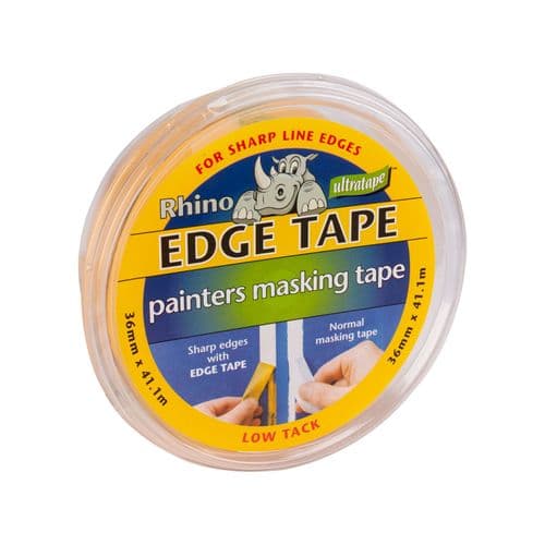 Ultratape Rhino Precision Edge Tape Yellow 36mm x 41.1m