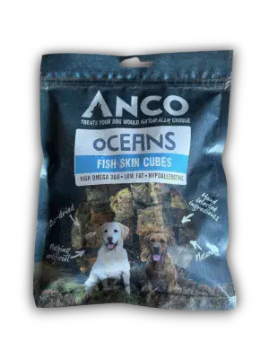 Anco Oceans - Fish Skin Cubes - 100g