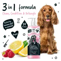 Bugalugs - 3-in-1 Raspberry & Lemon Shampoo, Conditioner & Detangler