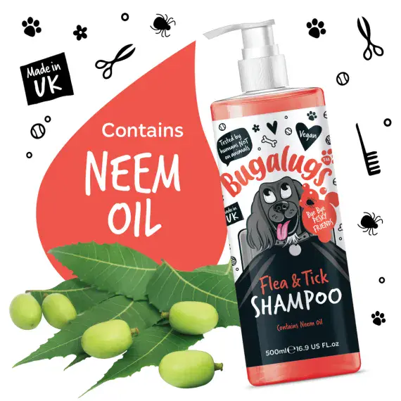 Bugalugs - Flea and Tick  Shampoo with Neem Oil