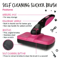 Bugalugs - Slicker Brush for Dogs & Cats