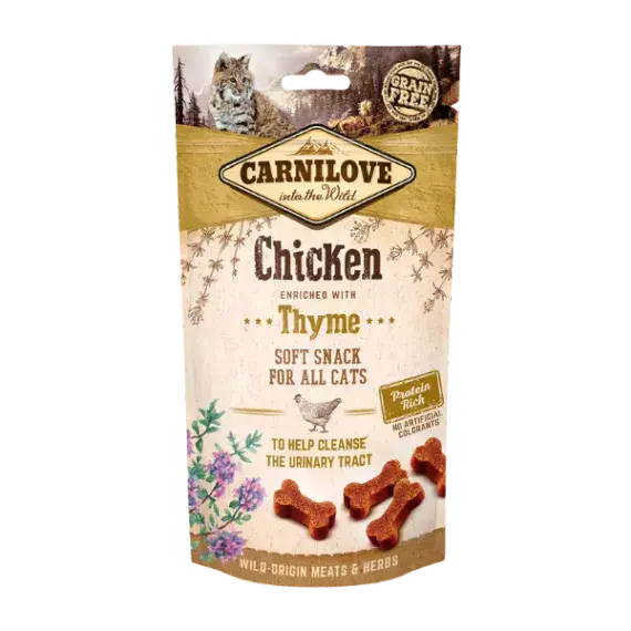 Carnilove Cat Treats - Chicken & Thyme - 50g