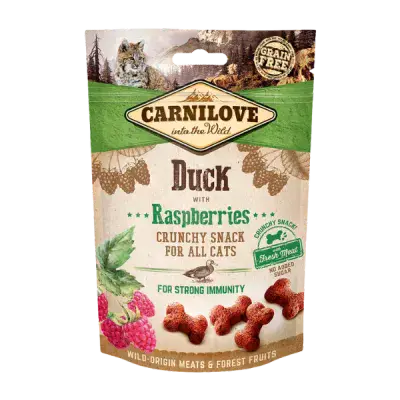 Carnilove Cat Treats - Duck & Raspberry - 50g