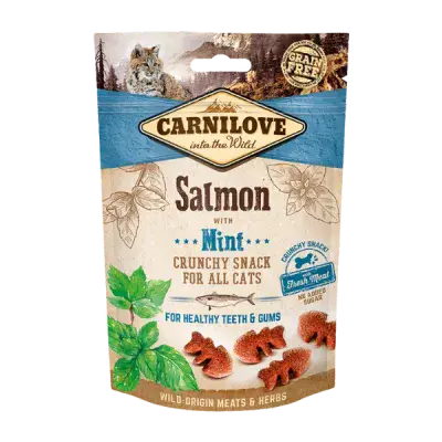 Carnilove Cat Treats - Salmon & Mint - 50g