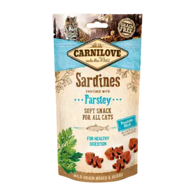 Carnilove Cat Treats - Sardines & Parsley - 50g