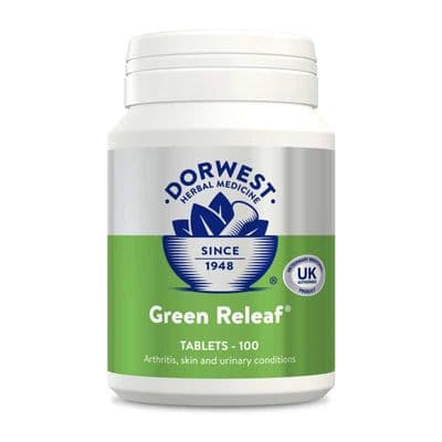 Dorwest - Green Releaf Tablets for Dogs & Cats - 100 Pack