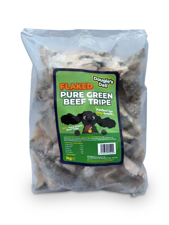 Dougies - Green Beef Tripe Flakes