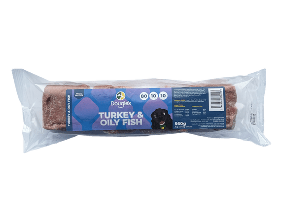 Dougies - Turkey & Oily Fish 80/10/10 - 560g