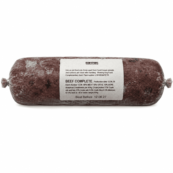 Raw4Paws Completes - Beef
