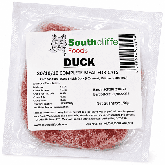 Southcliffe Cat - Duck - 150g
