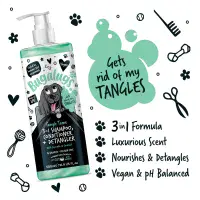 Tangle Tame 3-in-1  Shampoo, Conditioner & Detangler - Avocado & Coconut