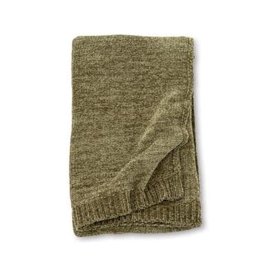 Ally Throw Polyester , Green  , 170x130