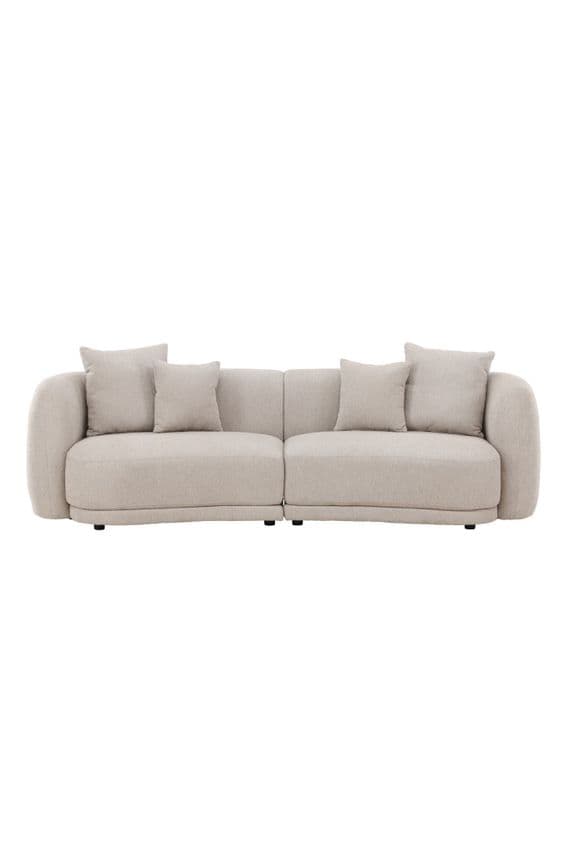 Cielo 3-Seat Sofa Beige