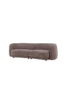 Cielo 3-Seat Sofa Brown
