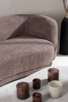 Cielo 3-Seat Sofa Brown
