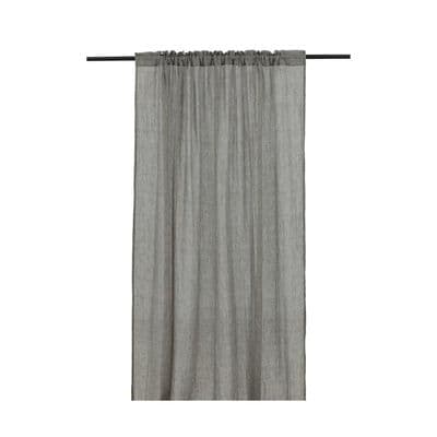 Elena Curtain Polyster , Black , 240x135