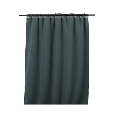 Evelyn Curtain Polyester blackout , Aqua , 135x240