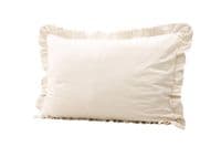 Hailey Cushion Cover Poly Velvet , White 70x100