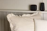 Hailey Cushion Cover Poly Velvet , White 70x100