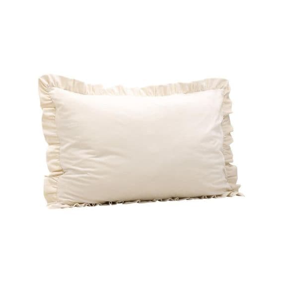 Hailey Cushion Cover Poly Velvet , White 70x100