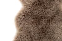 Katy Sheepskin Polyester, Brown , 60x90