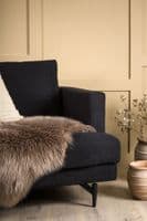 Katy Sheepskin Polyester, Brown , 60x90