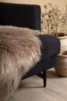 Katy Sheepskin Polyester, Brown , 60x90