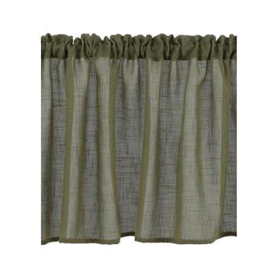 Kaya Curtain Polyester ,Green , 55x250
