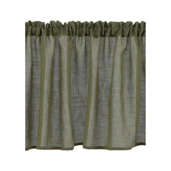 Kaya Curtain Polyester ,Green , 55x250