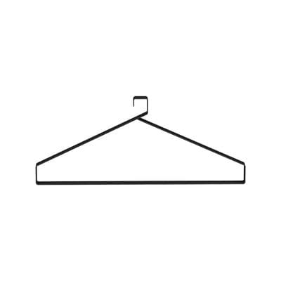 Nimes Clothing Hanger 43x18x2.5cm , Black