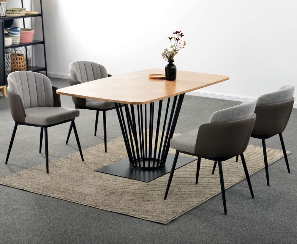 Rectangular dining table for 4 sale