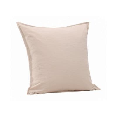 Ronja Cushion Cover Washed Cotton , Beige 45x45