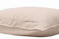 Ronja Cushion Cover Washed Cotton , Beige 45x45