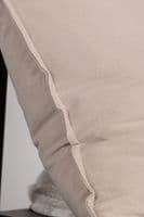 Ronja Cushion Cover Washed Cotton , Beige 45x45