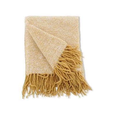 Toby Throw Polyester , Yellow ,170x130