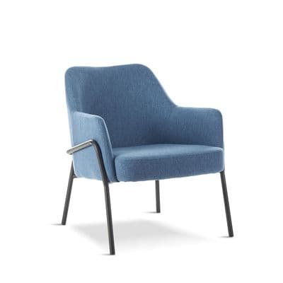 x1 KARL Bule Fabric Lounge Chair